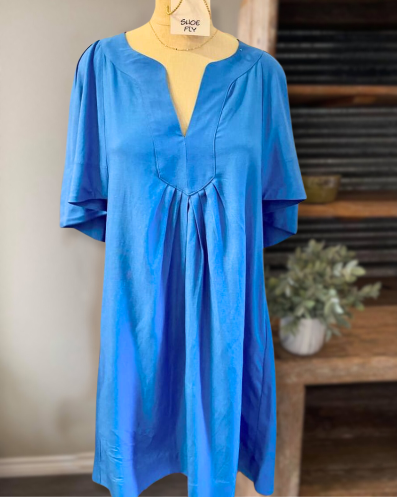 Tencel Blue Dress