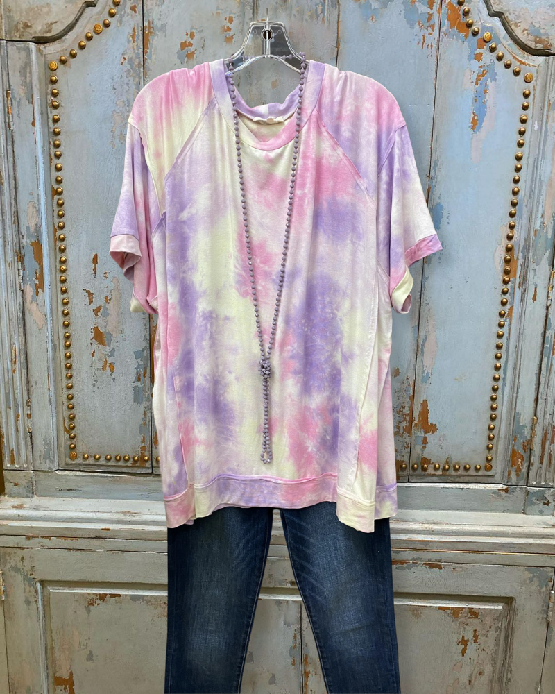 Light Purple Tie-Dye T-Shirt