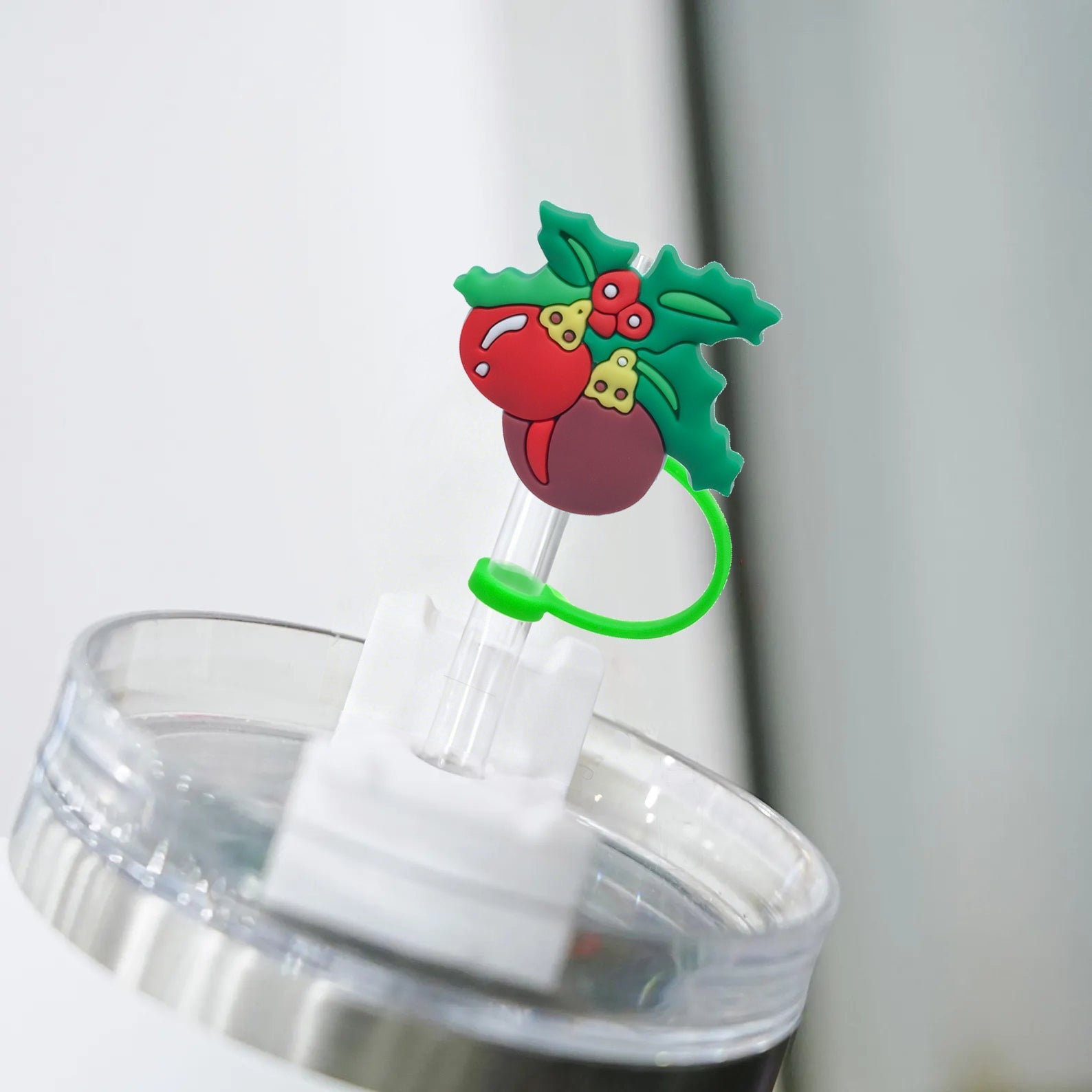 Christmas Trim Straw Protector