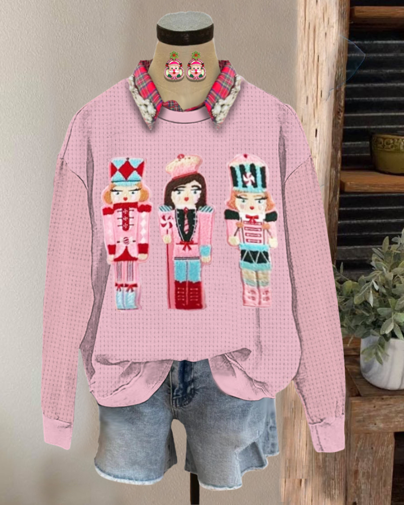 Nutcracker Character Casual Sweatshirt