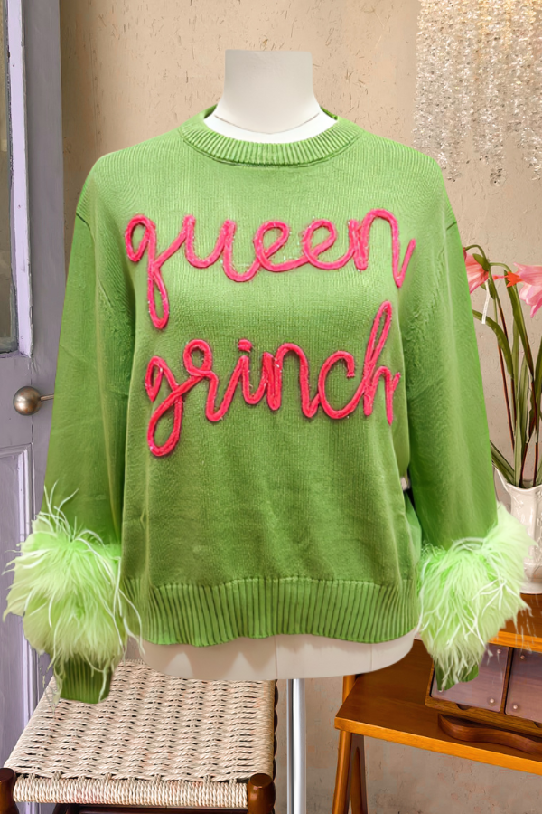 Grinch Feathers Sweatershirt