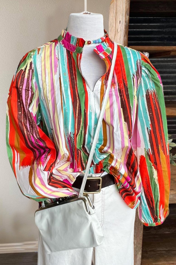 Gorgeous Vintage Tie-Dye Blouse