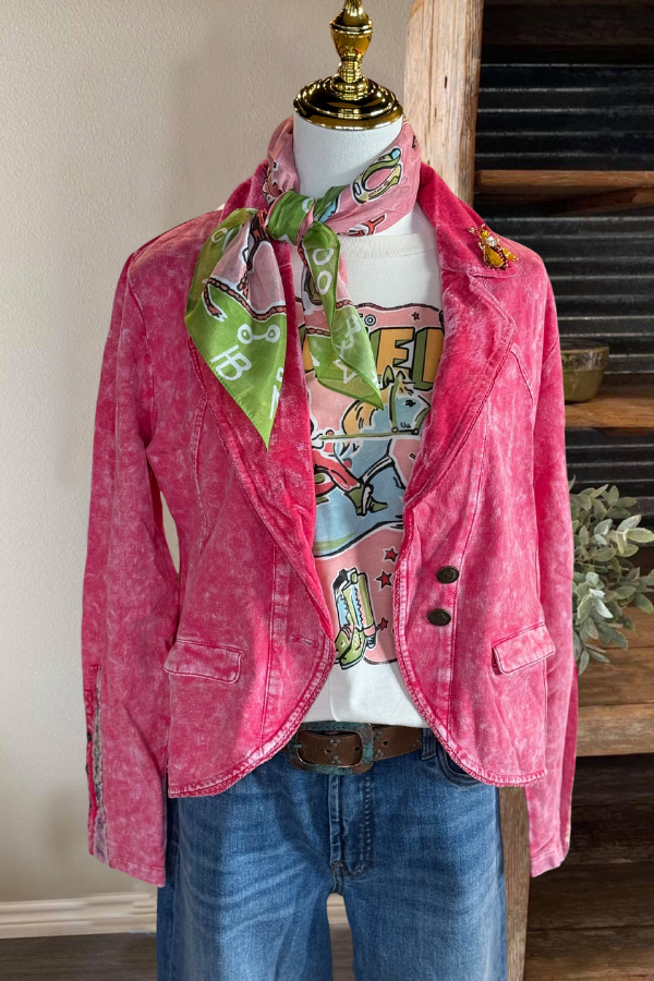 Fashion Vintage Washed Jacket