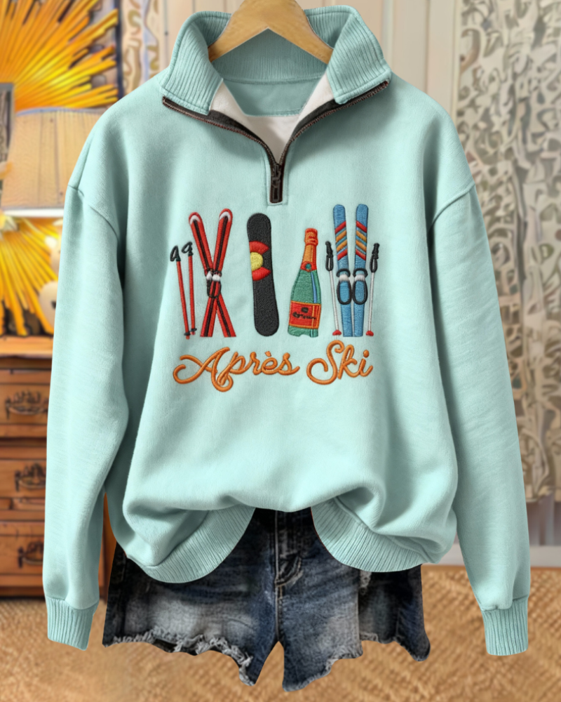 Casual Ski Half-Zip Pullover