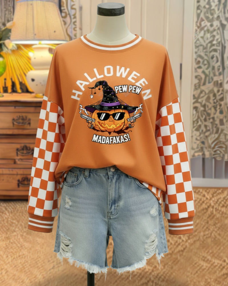 Punky Pumpkin Halloween Tee