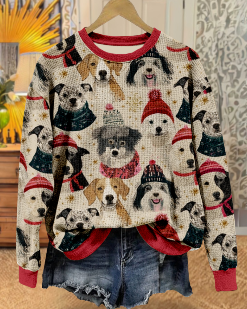 Fun Christmas Dog Sweatshirt
