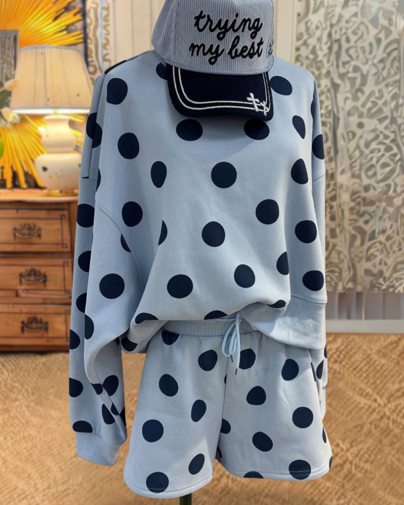 Casual Polka Dot Set