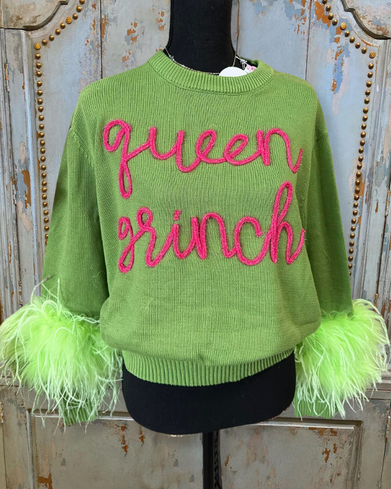 Grinch Feathers Sweatershirt
