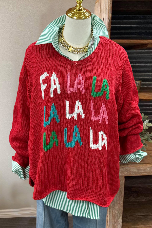 FA LA LA Knitted Pullover