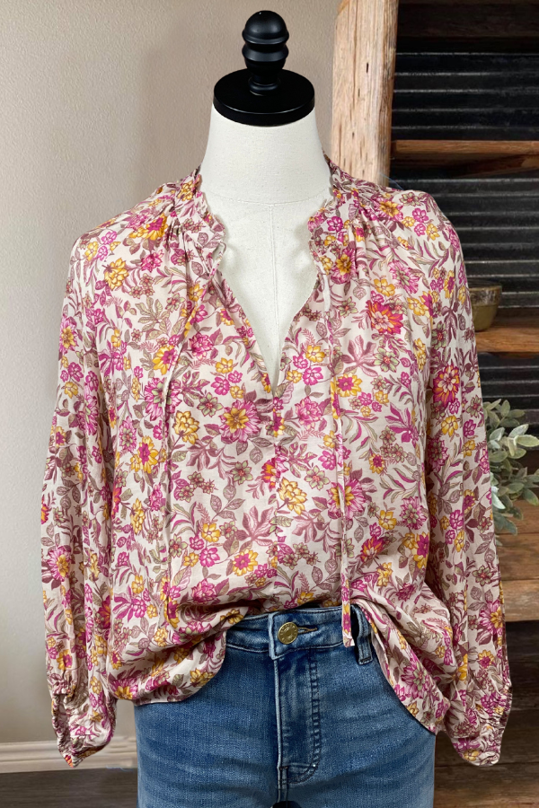 Clair Floral Print Blouse