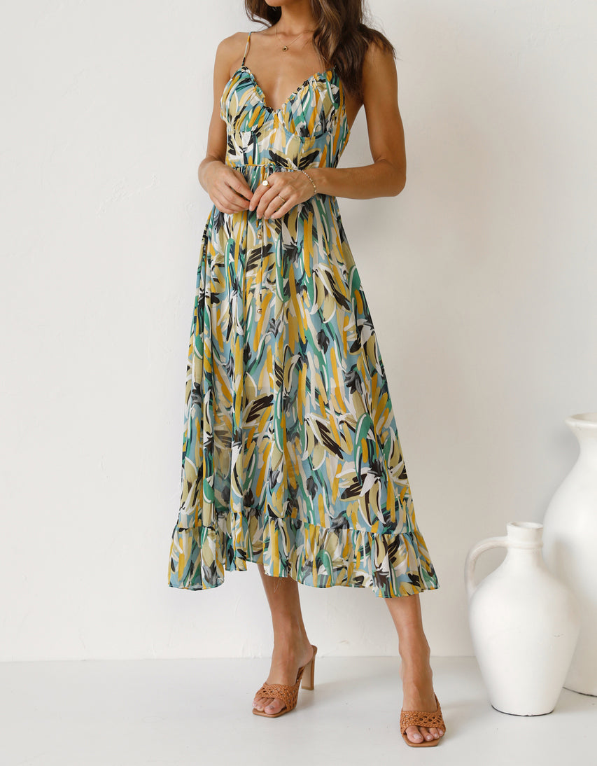 JUNE Sling Maxi Dress