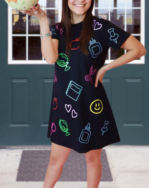 School Day Tools Sequined Dress