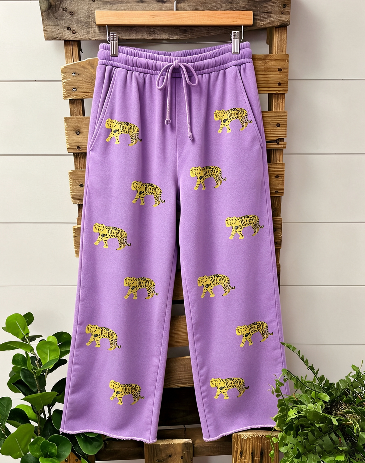 Comfortable Tiger Print Pants