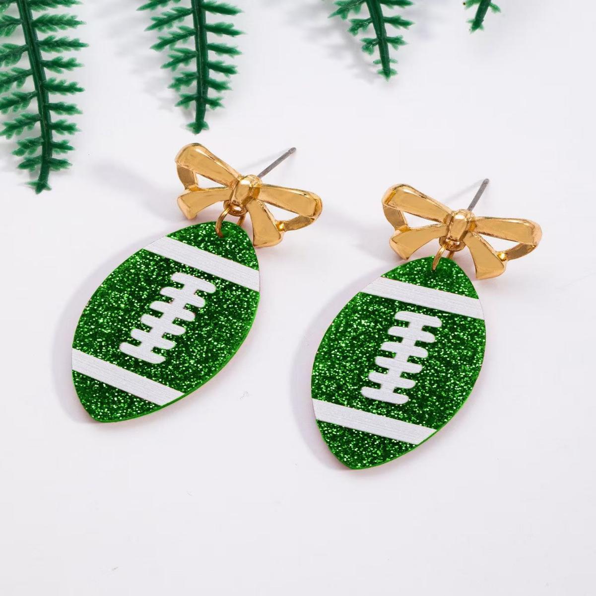 Style For Every Fan Football Earrings