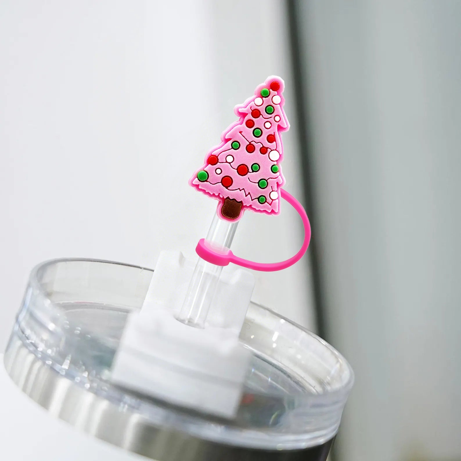 Christmas Trim Straw Protector