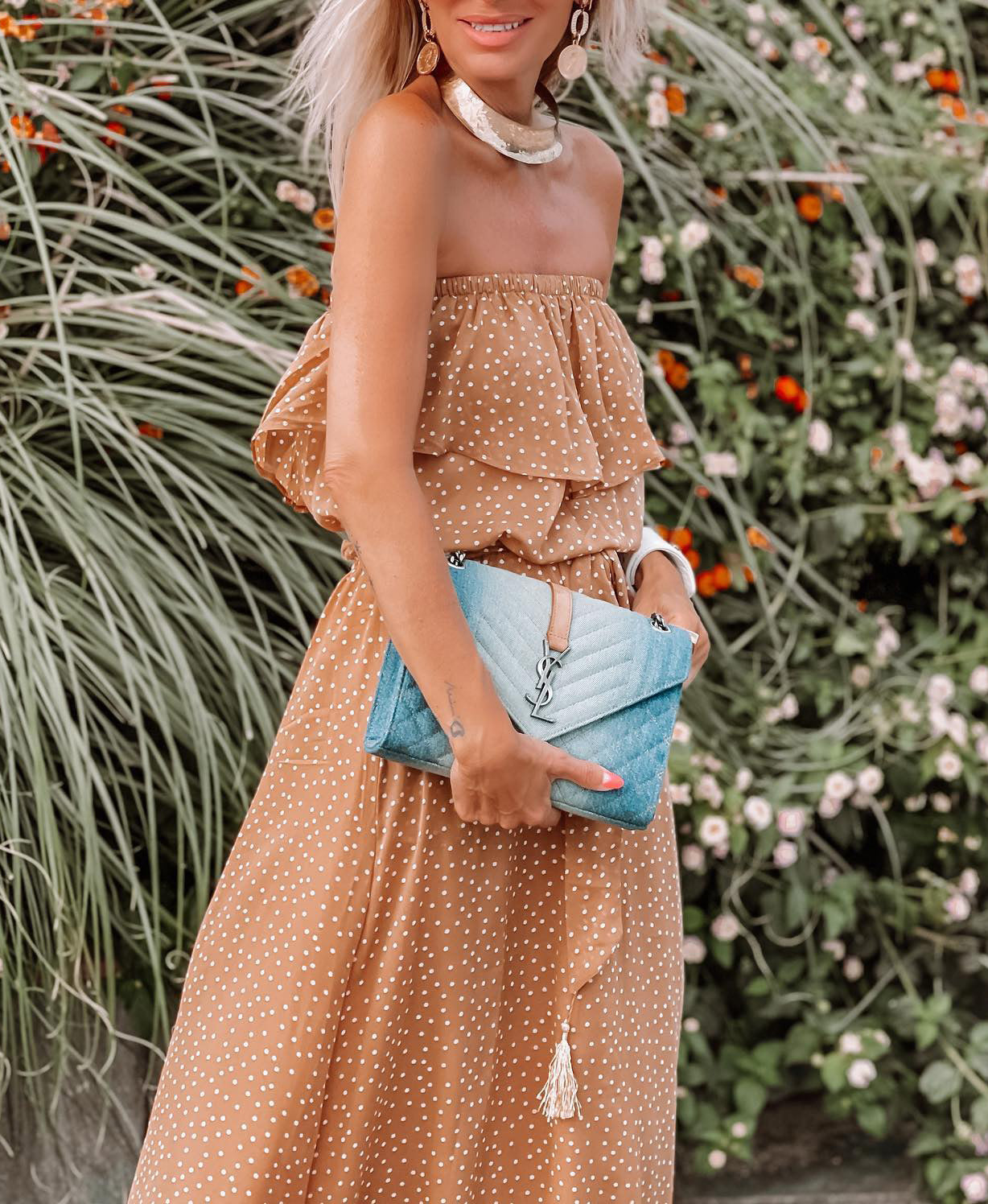 Polka dots Maxi Dress