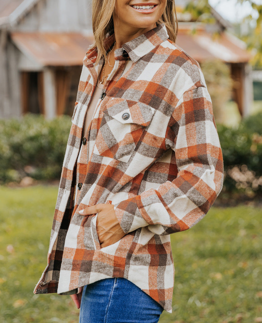 Pumpkin Plaid Jacket